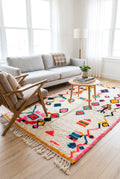 Tapis Berbère Coloré n°1391 — Pièce Unique