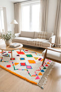Tapis Berbère Coloré n°1416 — Pièce Unique