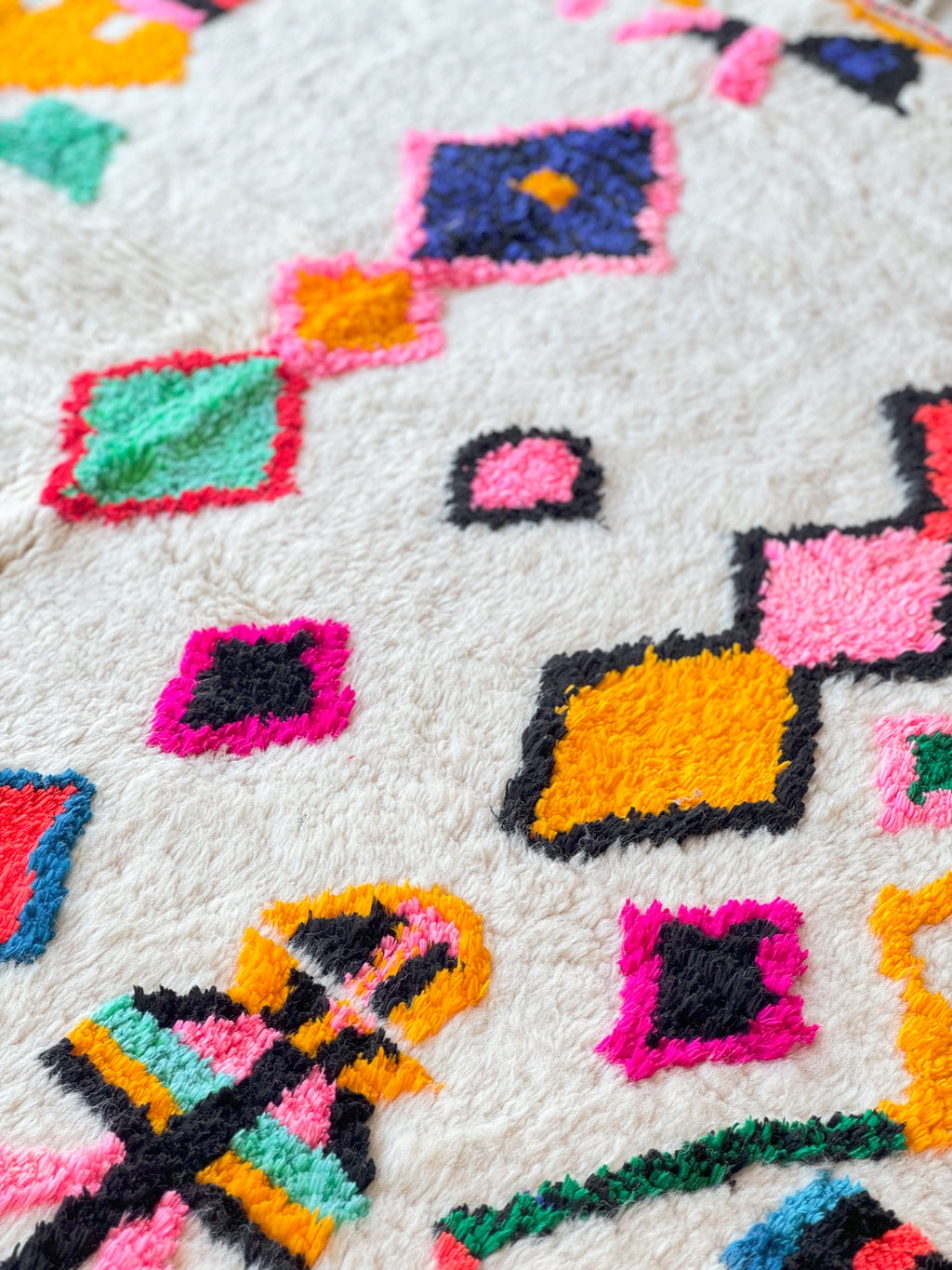 Tapis Berbère Coloré n°1391 — Pièce Unique