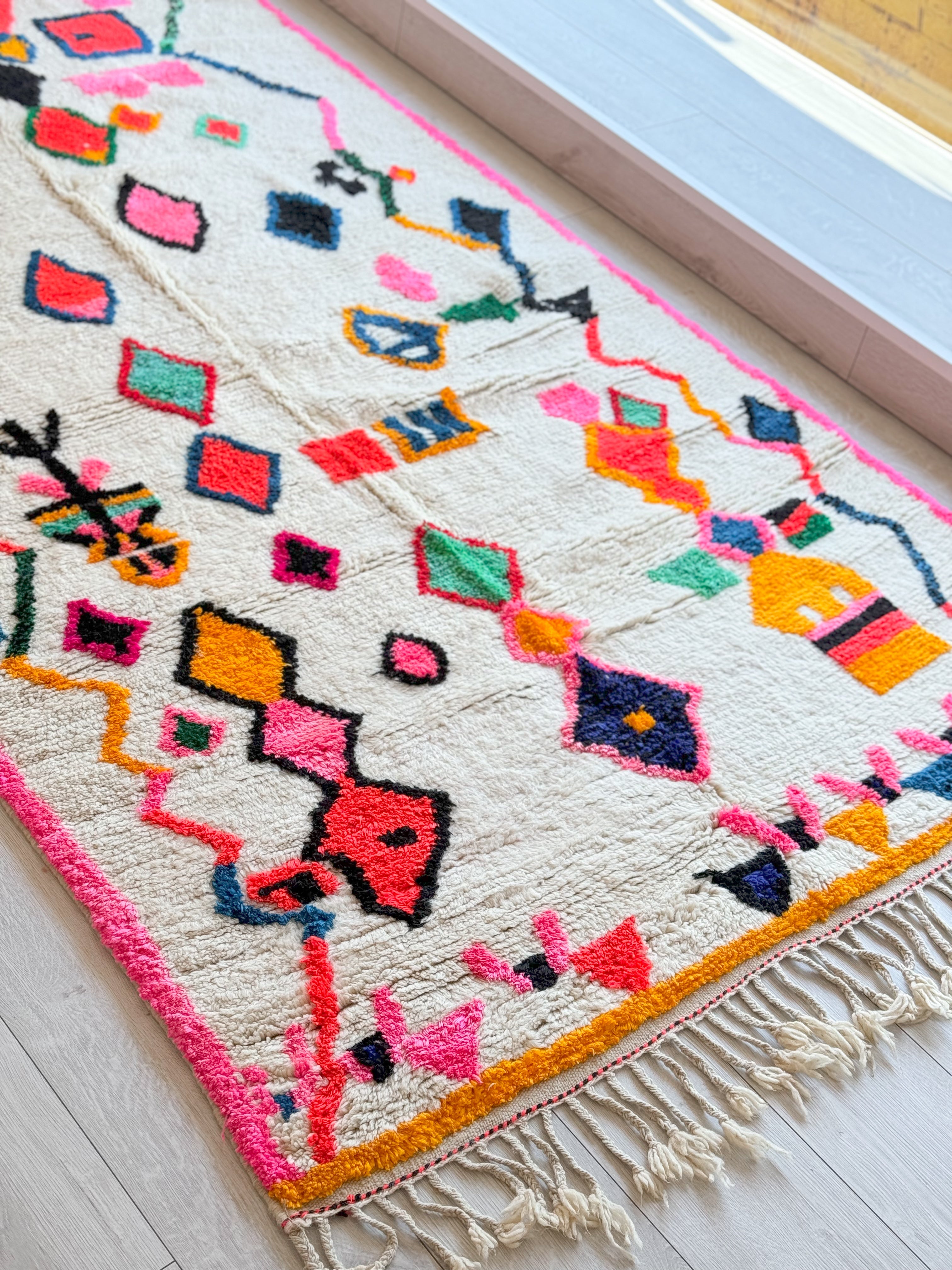 Tapis Berbère Coloré n°1391 — Pièce Unique