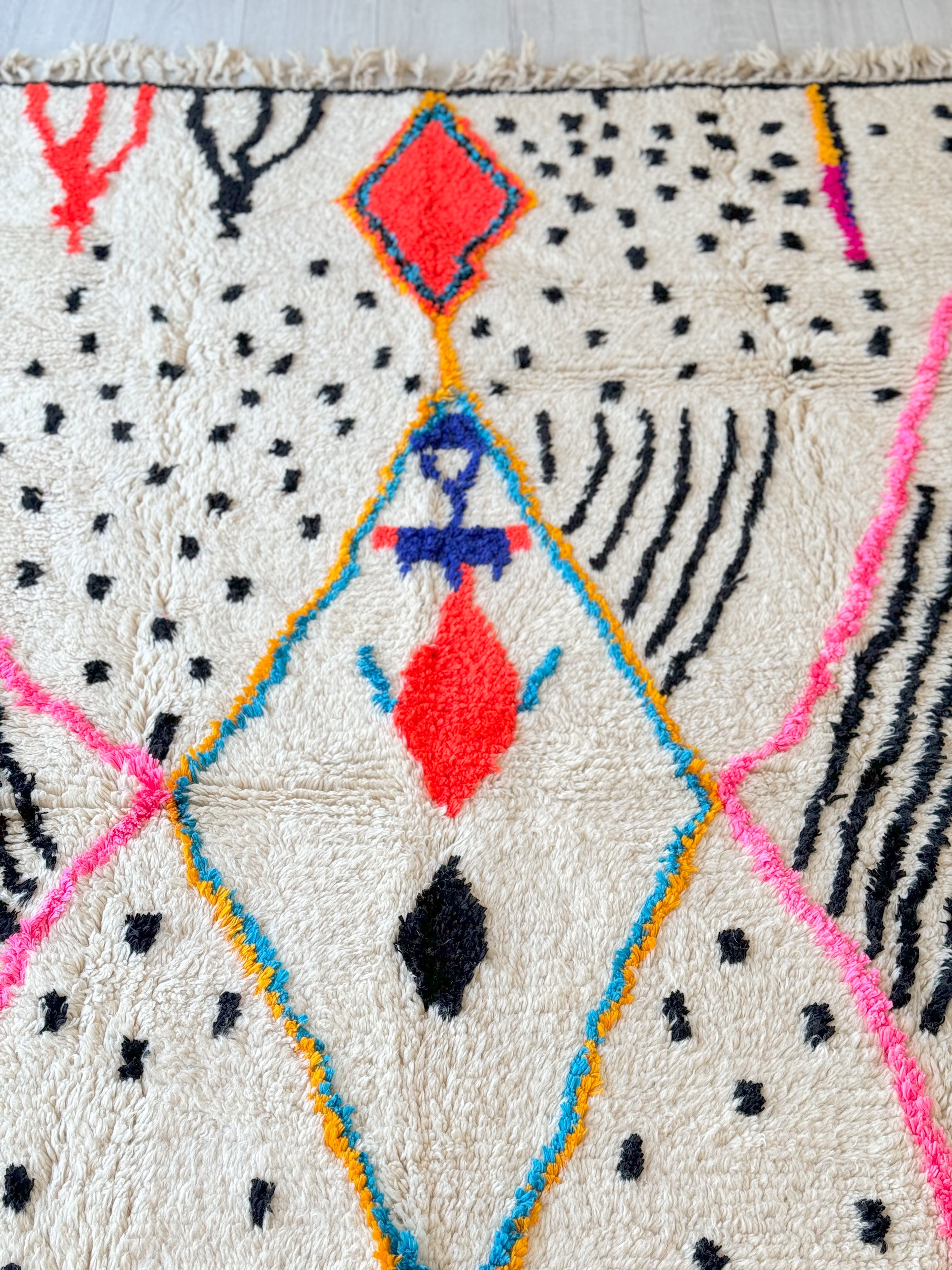 Tapis Berbère Coloré n°1273 — Pièce Unique