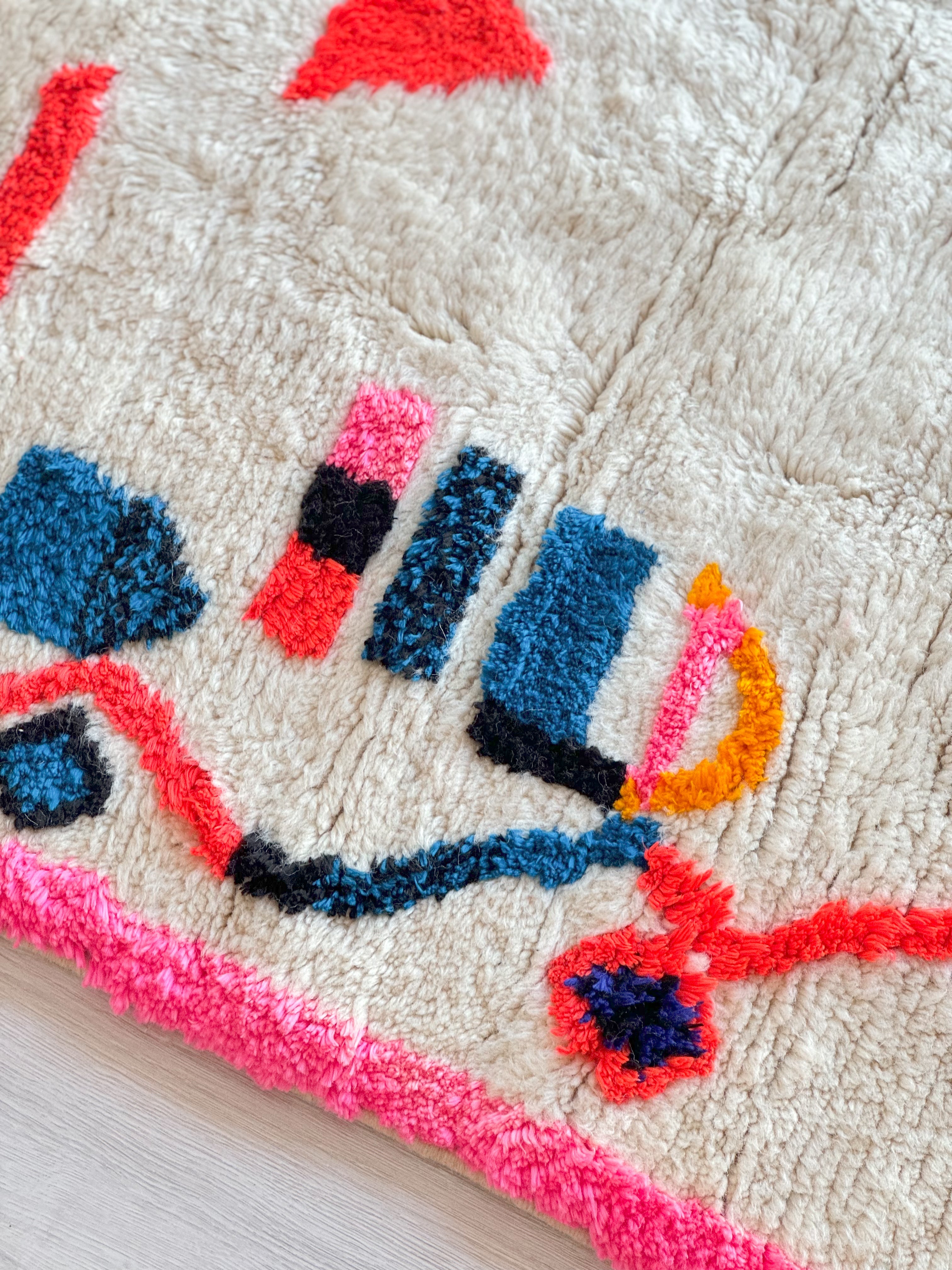 Tapis Berbère Coloré n°1391 — Pièce Unique