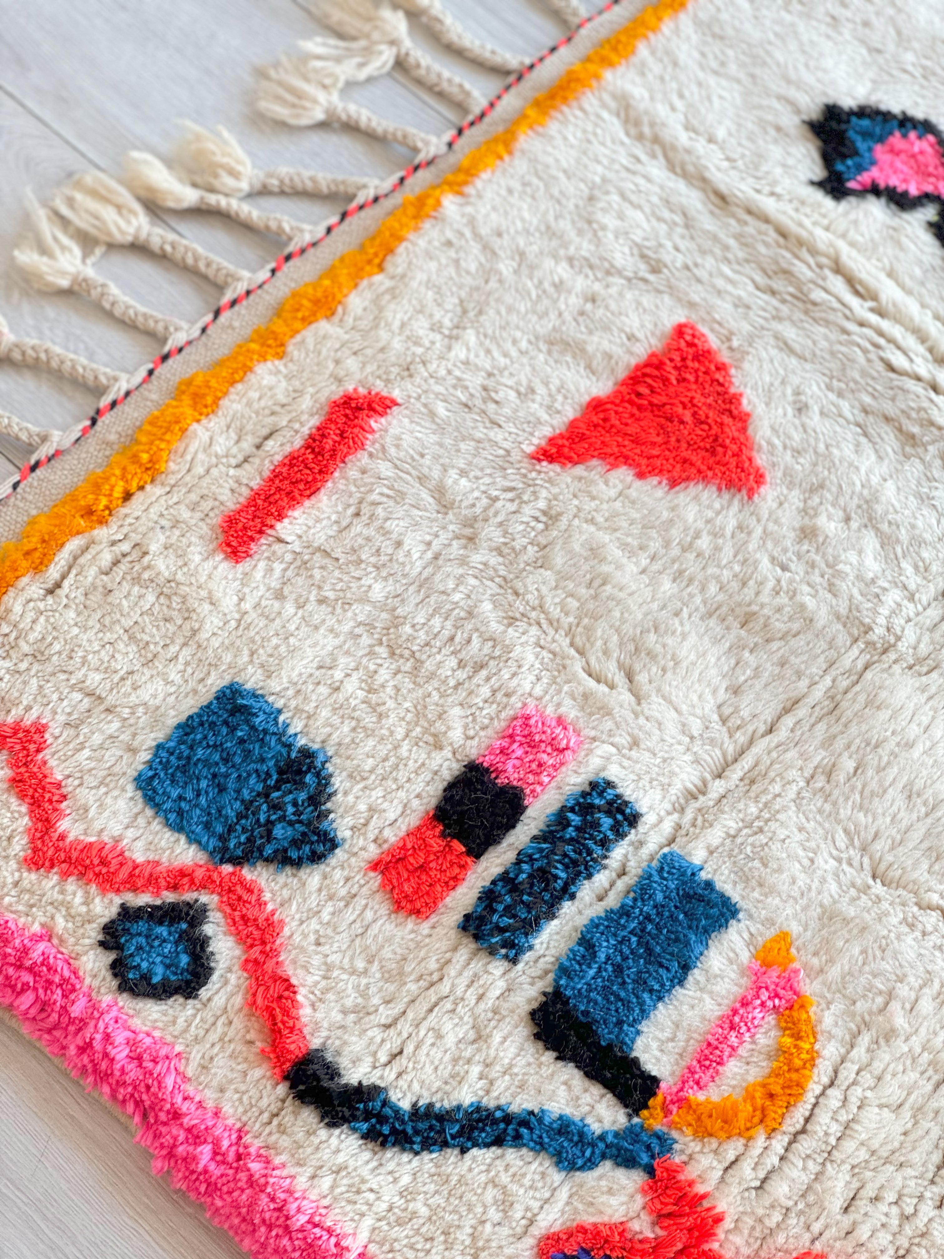 Tapis Berbère Coloré n°1391 — Pièce Unique