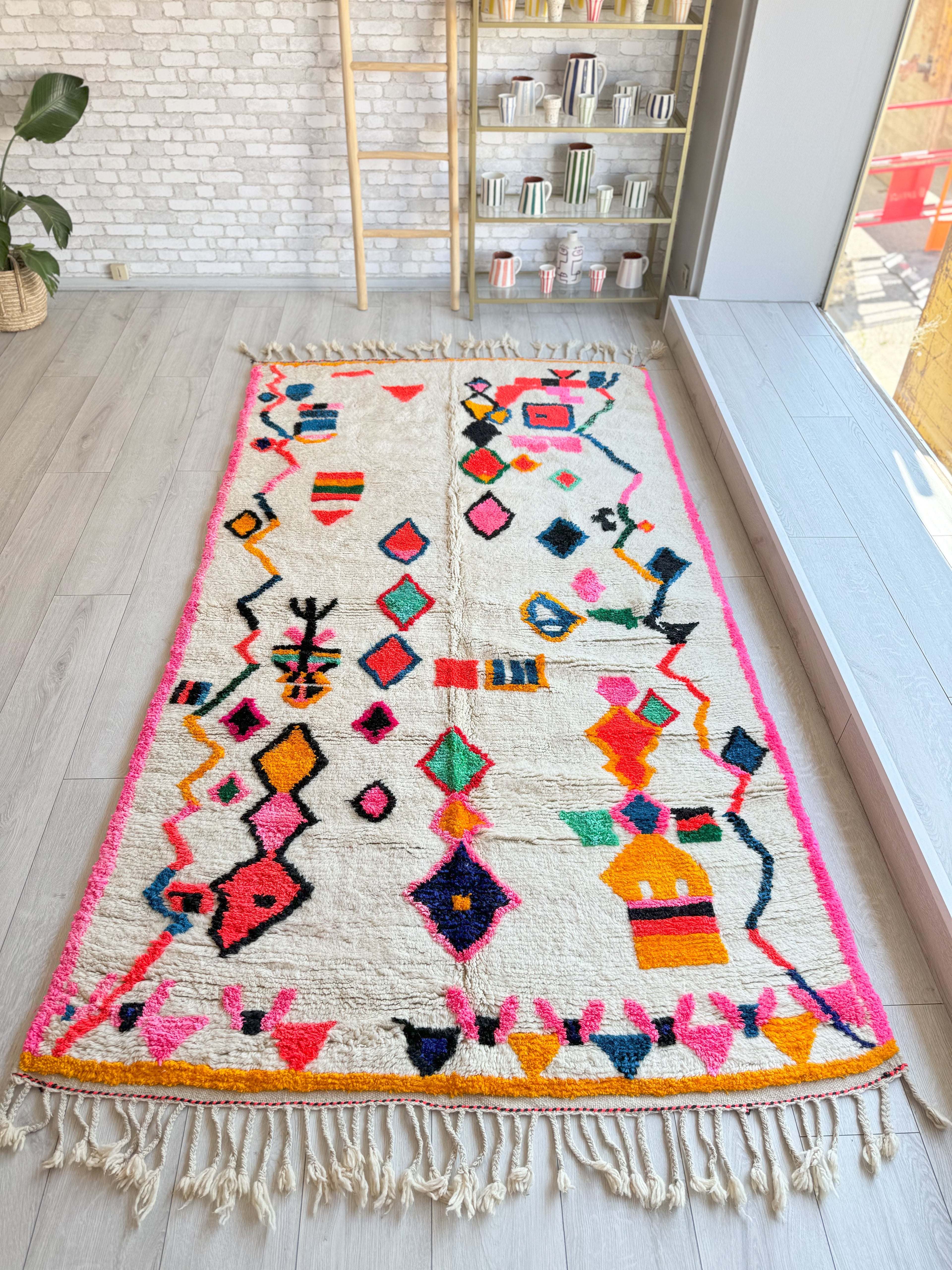 Tapis Berbère Coloré n°1391 — Pièce Unique