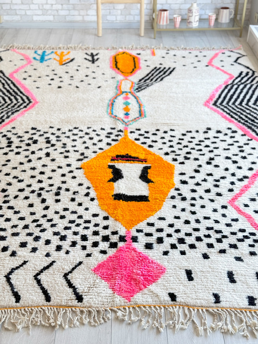 Tapis Berbère Coloré n°1034 — Pièce Unique