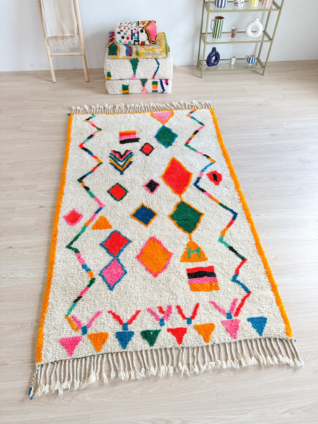 Tapis Berbère Coloré n°1416 — Pièce Unique
