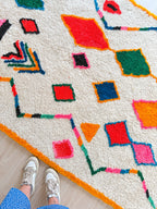 Tapis Berbère Coloré n°1416 — Pièce Unique