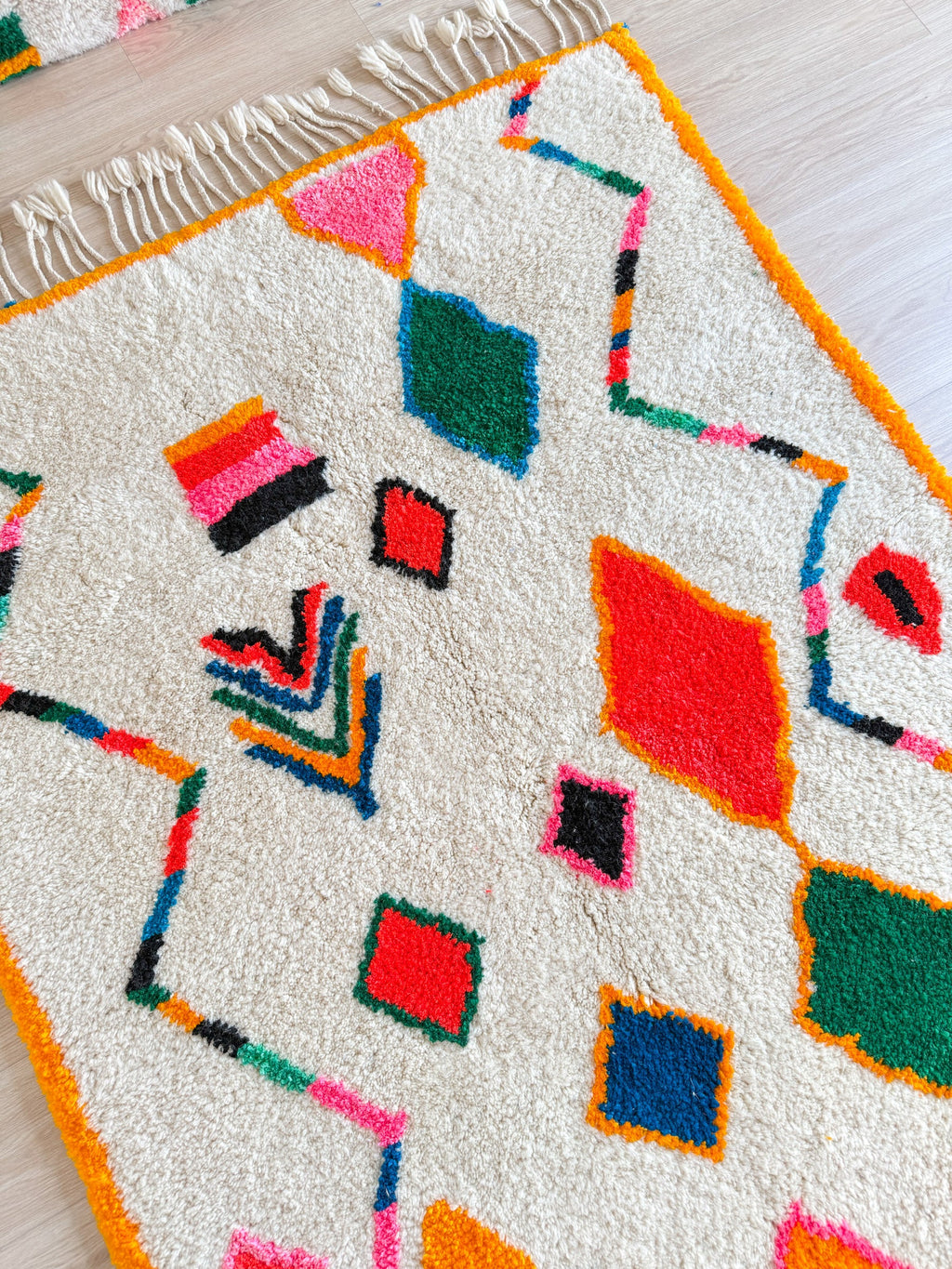 Tapis Berbère Coloré n°1416 — Pièce Unique