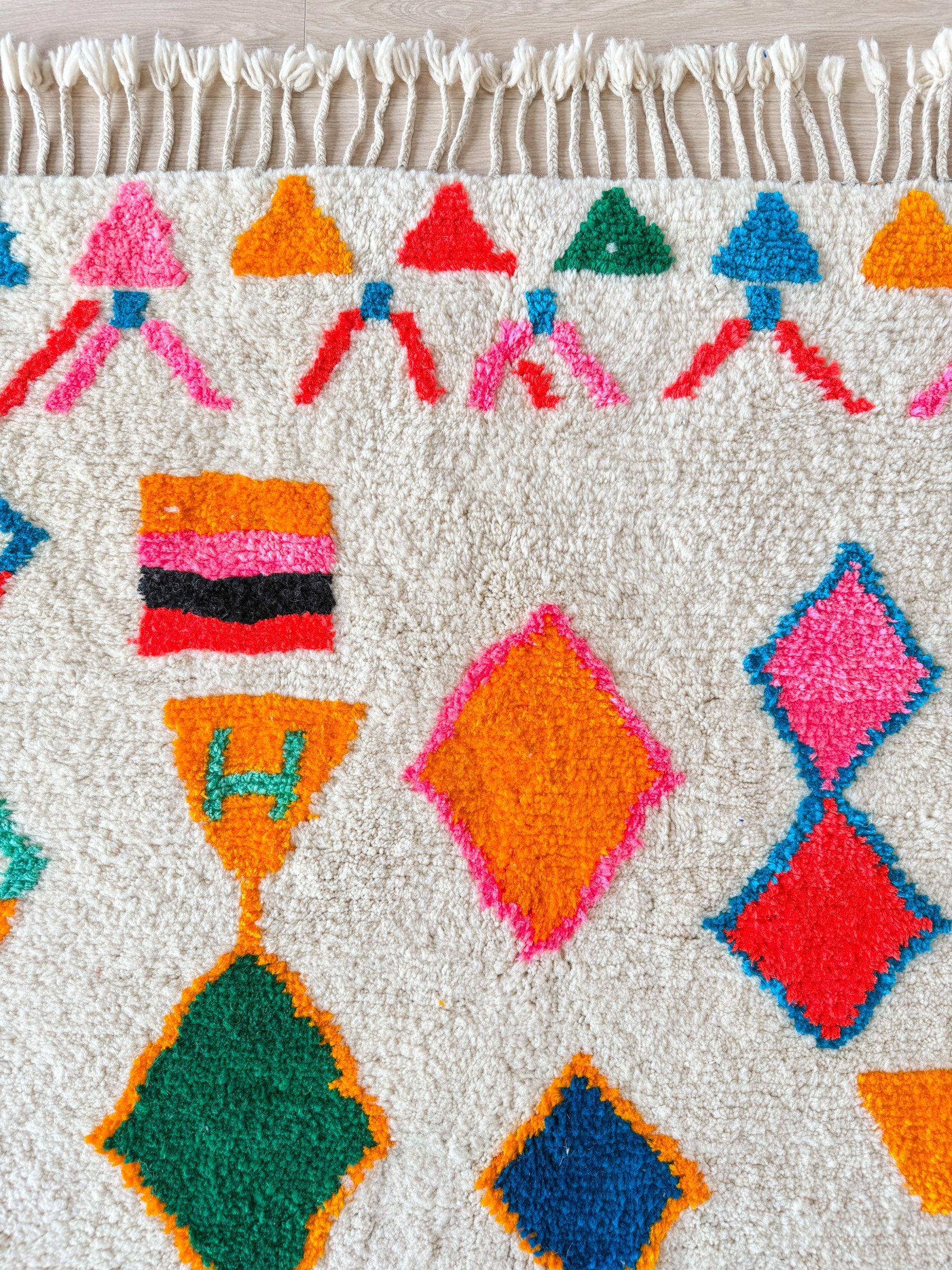 Tapis Berbère Coloré n°1416 — Pièce Unique