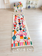 Tapis Berbère Coloré n°814 — Pièce Unique