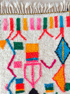 Tapis Berbère Coloré n°814 — Pièce Unique