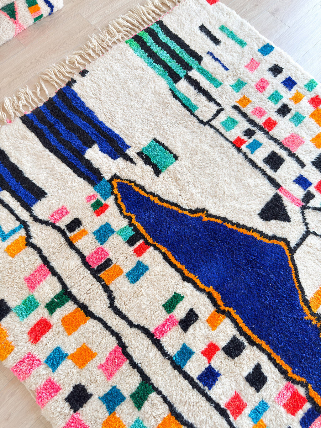 Tapis Berbère Coloré n°1307 — Pièce Unique