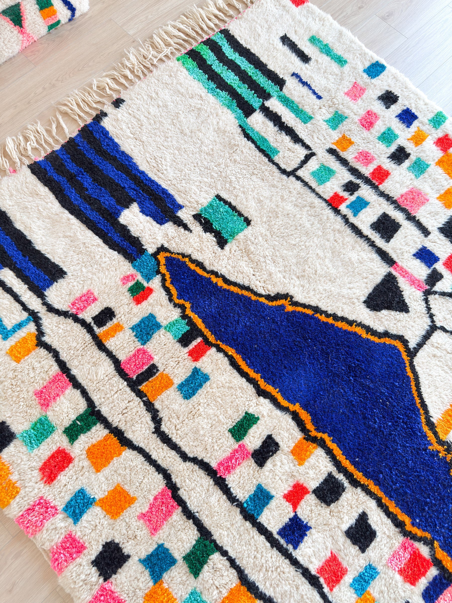 Tapis Berbère Coloré n°1307 — Pièce Unique
