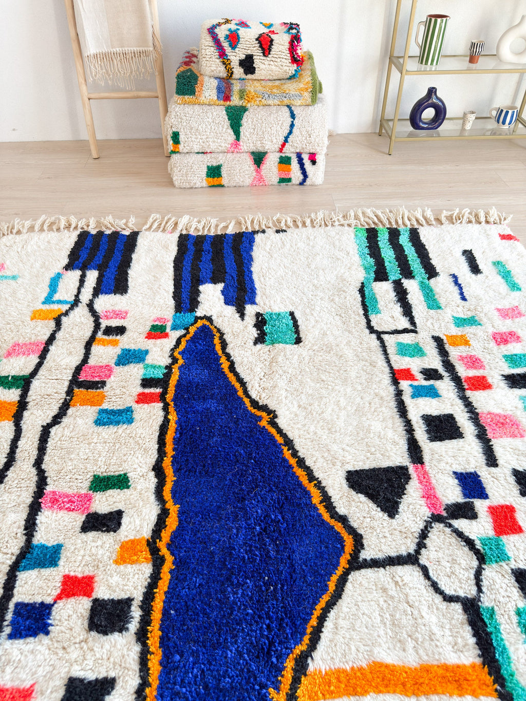 Tapis Berbère Coloré n°1307 — Pièce Unique