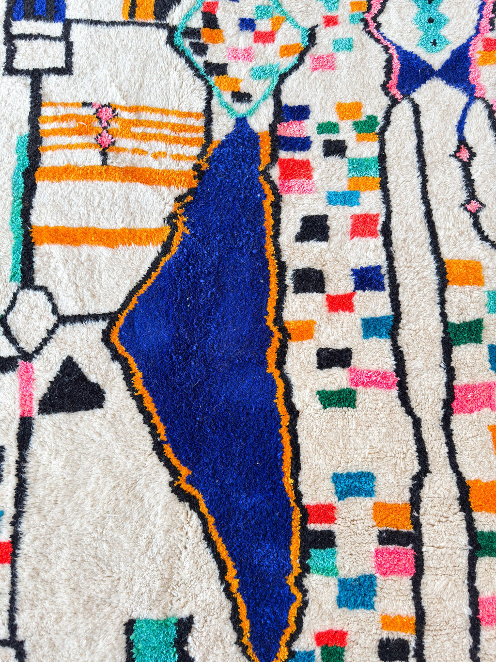 Tapis Berbère Coloré n°1307 — Pièce Unique