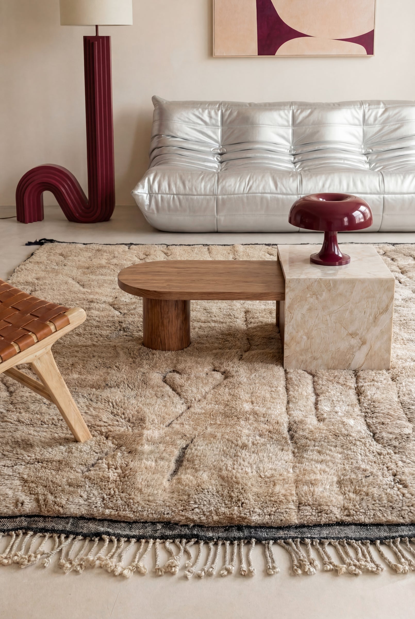 Tapis Béni Ouarain n°835 — Pièce Unique