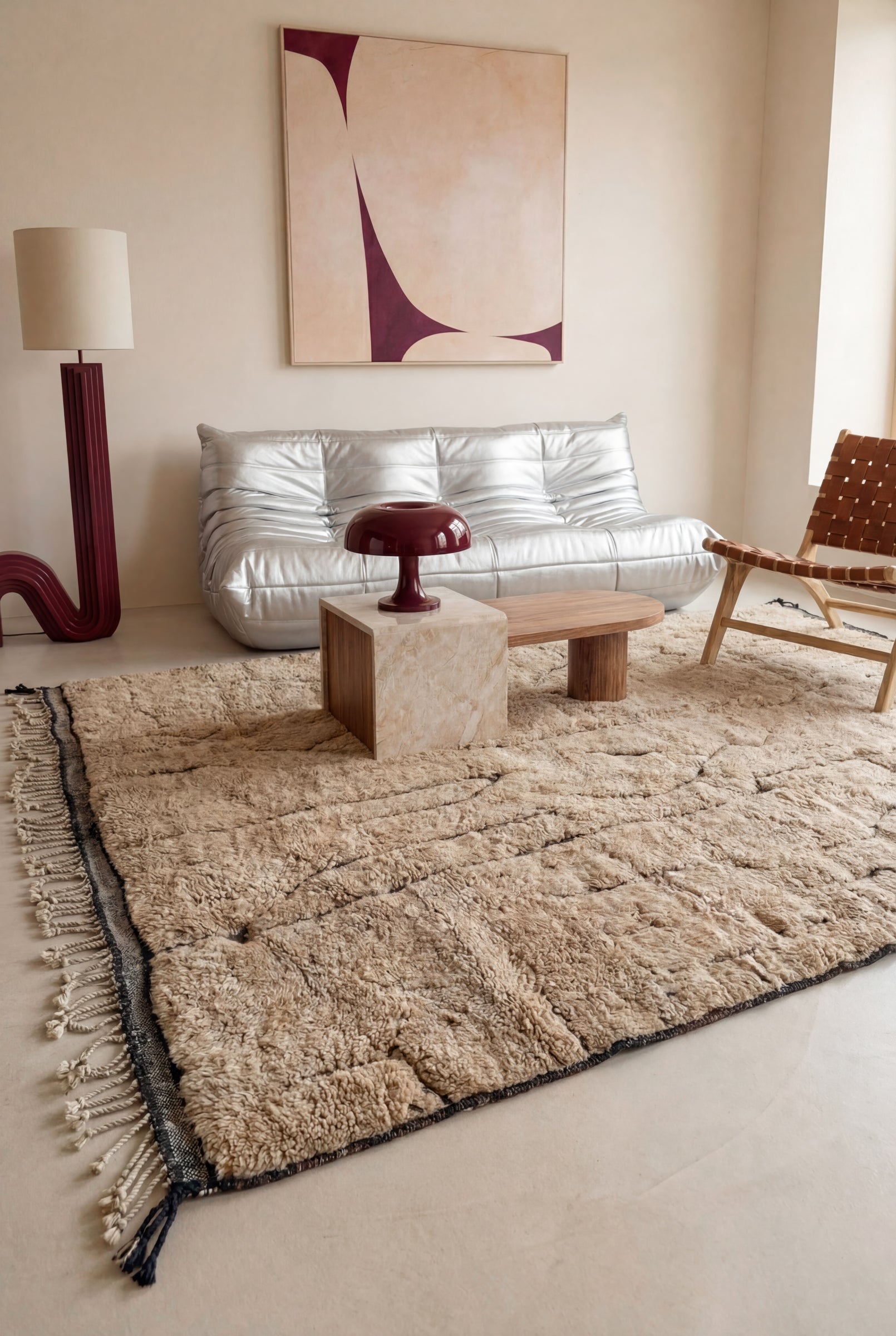 Tapis Béni Ouarain n°835 — Pièce Unique