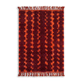 Tapis Boujad Vintage Rouge & Orange — Pièce Unique