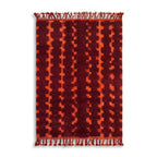 Tapis Boujad Vintage Rouge & Orange — Pièce Unique